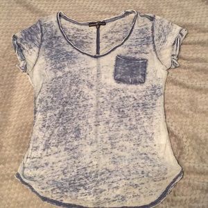 Acid washed shirt sleeve shirt!